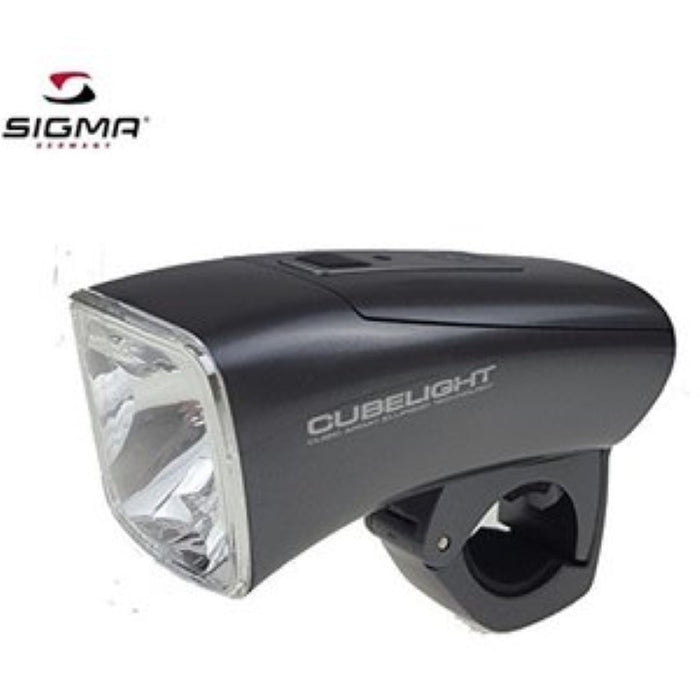 Sigma Bike Cubelight Rechargeable 16 LUX Halogen Cycle Headlight Complete With Charger