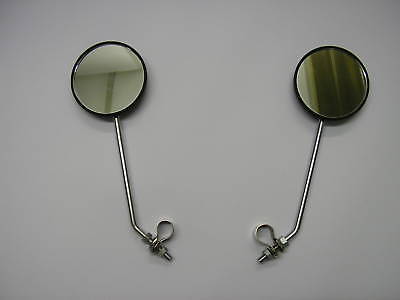 PAIR OF TRADITIONAL STYLE MIRRORS FOR MOBILITY DISABILITY SCOOTER CYCLE BIKE ETC