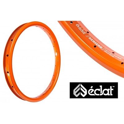 ECLAT BESERK ALLOY 20” WIDE STRONG BIKE RIM 36 SPOKE DOUBLE WALL ORANGE ...