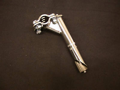 OLD SCHOOL BMX BOLT HANDLEBAR STEM CHROME MADE IN 80's VERY L