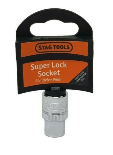 Super Lock Socket 3/8'' Drive 9mm - 19mm Stag Tools DIY Garage Tools