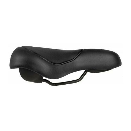 Black Super Comfort Wide Eva Soft Padded Bicycle Saddle Ladies - Men's Bike Seat