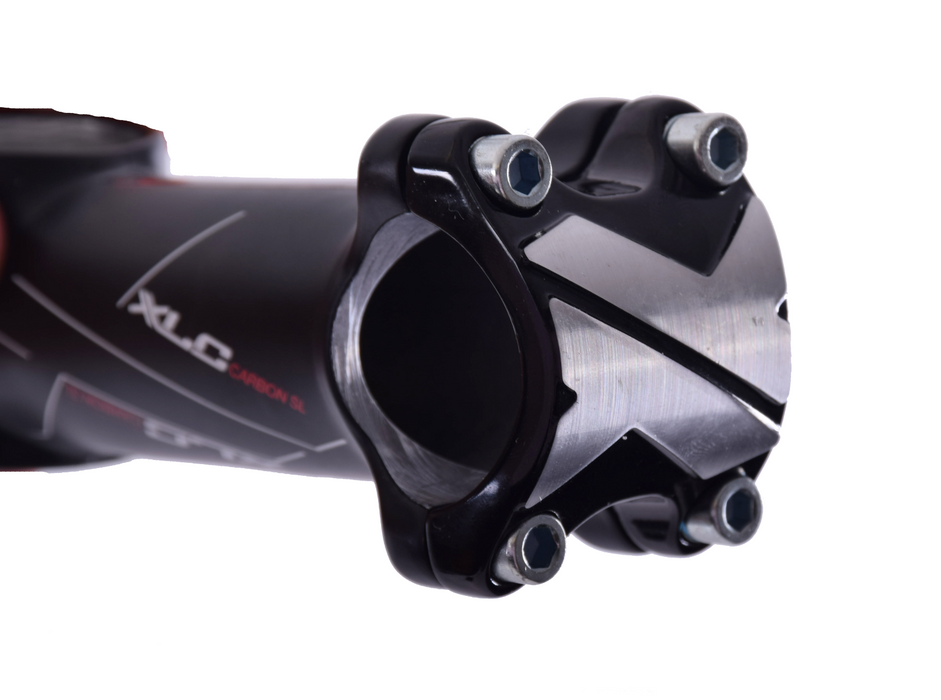XLC Carbon Alloy SL Bike 100mm A-Head Stem 31.8mm 8 Degree Rise Black Lightweight