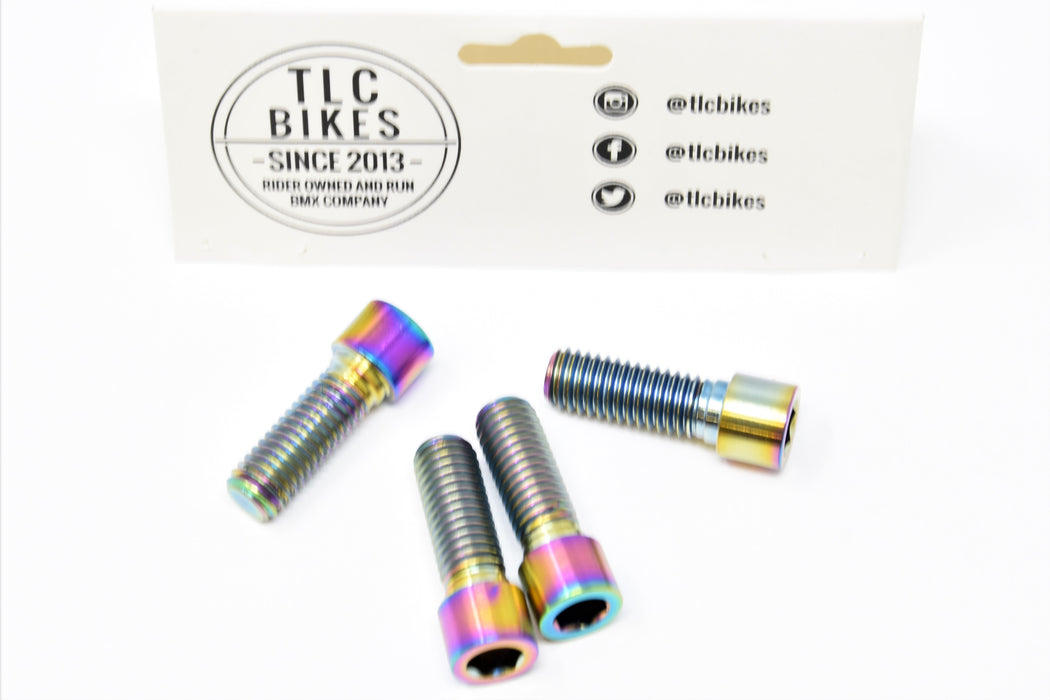 Set Of TLC Primo Titanium Bmx Crank Arm Pinch Bolts In Fantastic