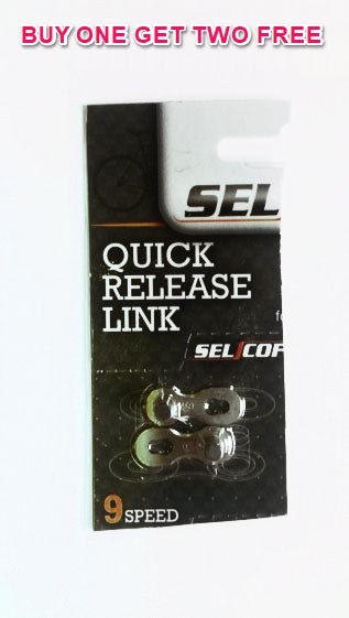 2 FREE SELCOF QUICK CHAIN LINK FOR 9 SPEED CHAINS WHEN YOUN BUY ONE ! SUIT SHIMANO