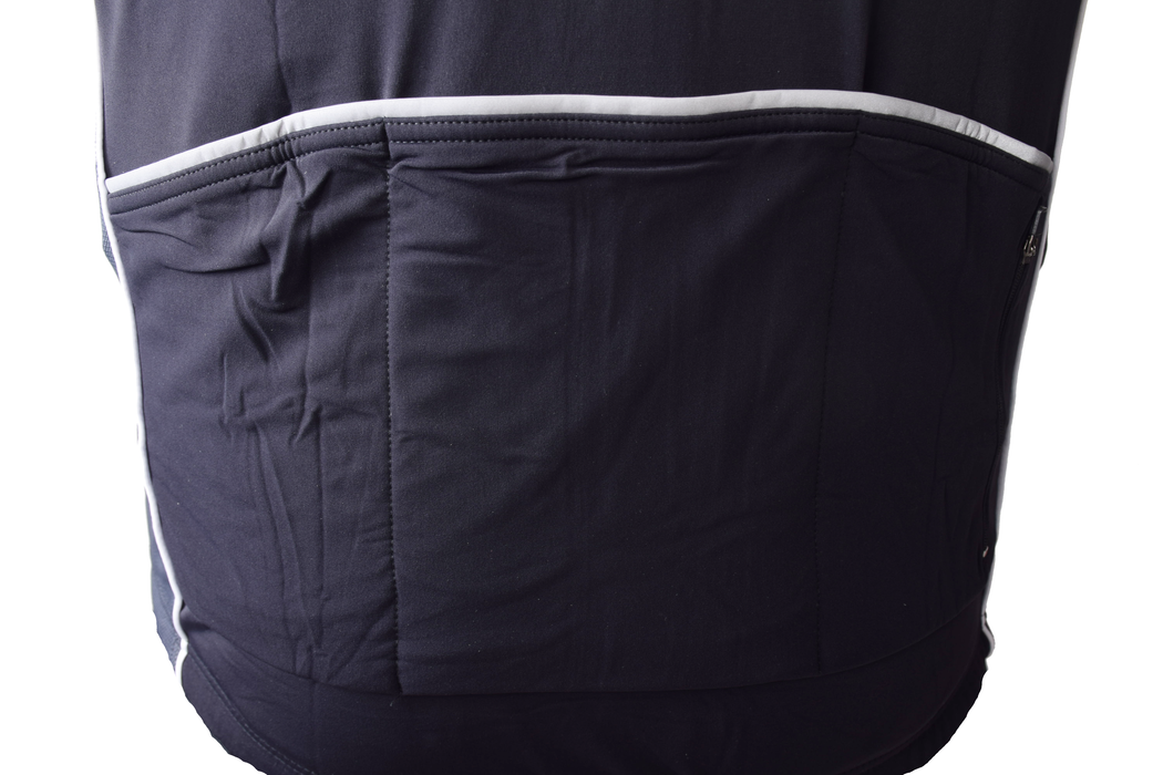 XLC Cruise Thermal Long Sleeve Mens Cycling Jersey Shirt Black-Grey Nylon
