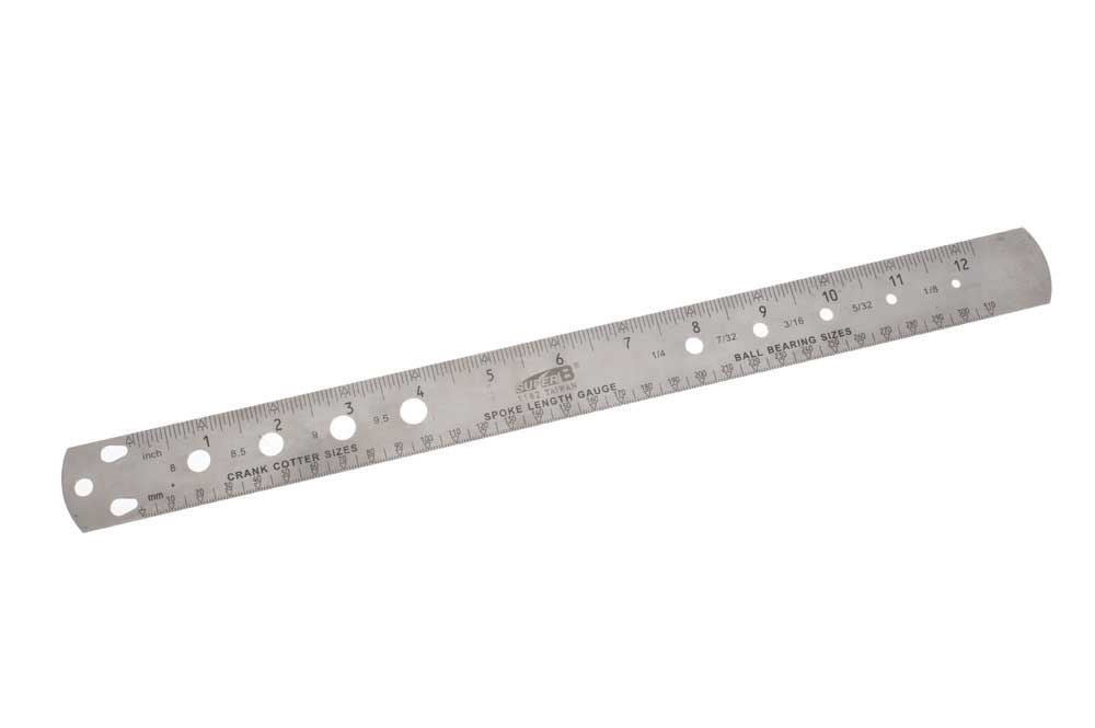 SUPER B CYCLE MECHANICS SPOKE RULER, BALL BEARING SIZE GAUGE, CRANK CO