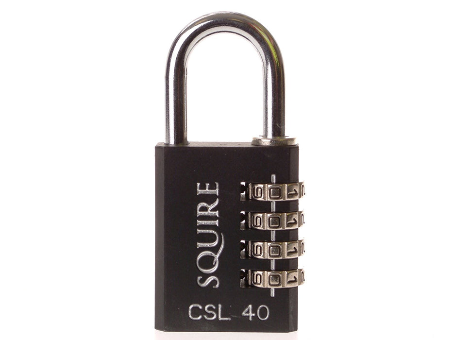 HENRY SQUIRE CSL40 SET YOUR OWN CODE COMBINATION RE-CODABLE PADLOCK 40mm VERY HIGH QUALITY