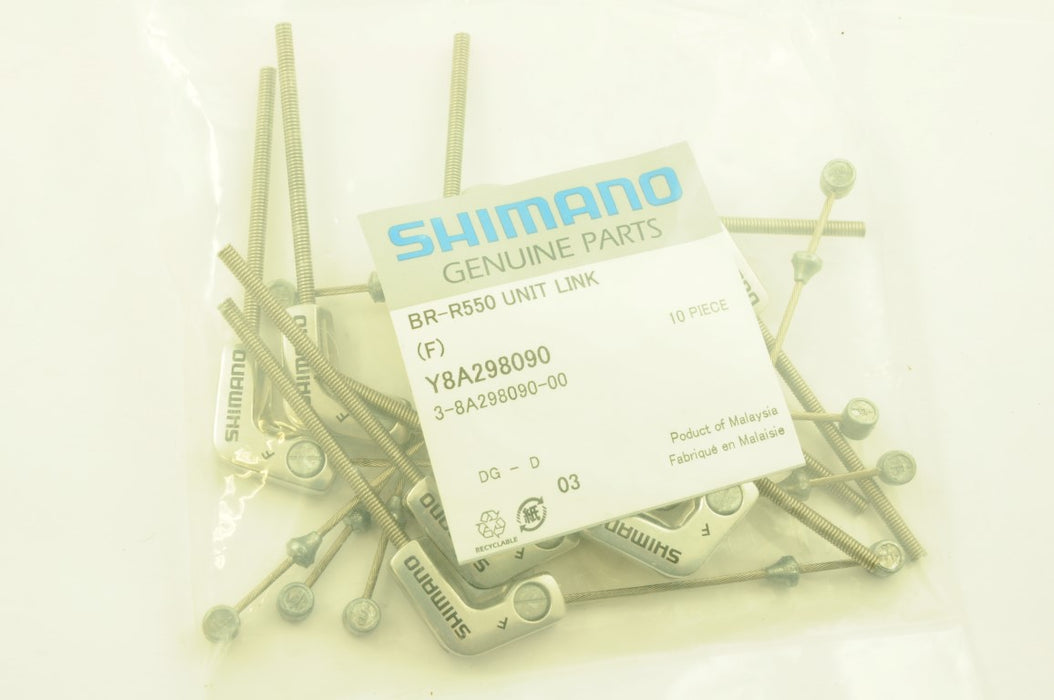 SHIMANO WHOLESALE JOB LOT OF 10x BR-R550 'F' FRONT CANTILEVER BRAKE LINK WIRES NOS