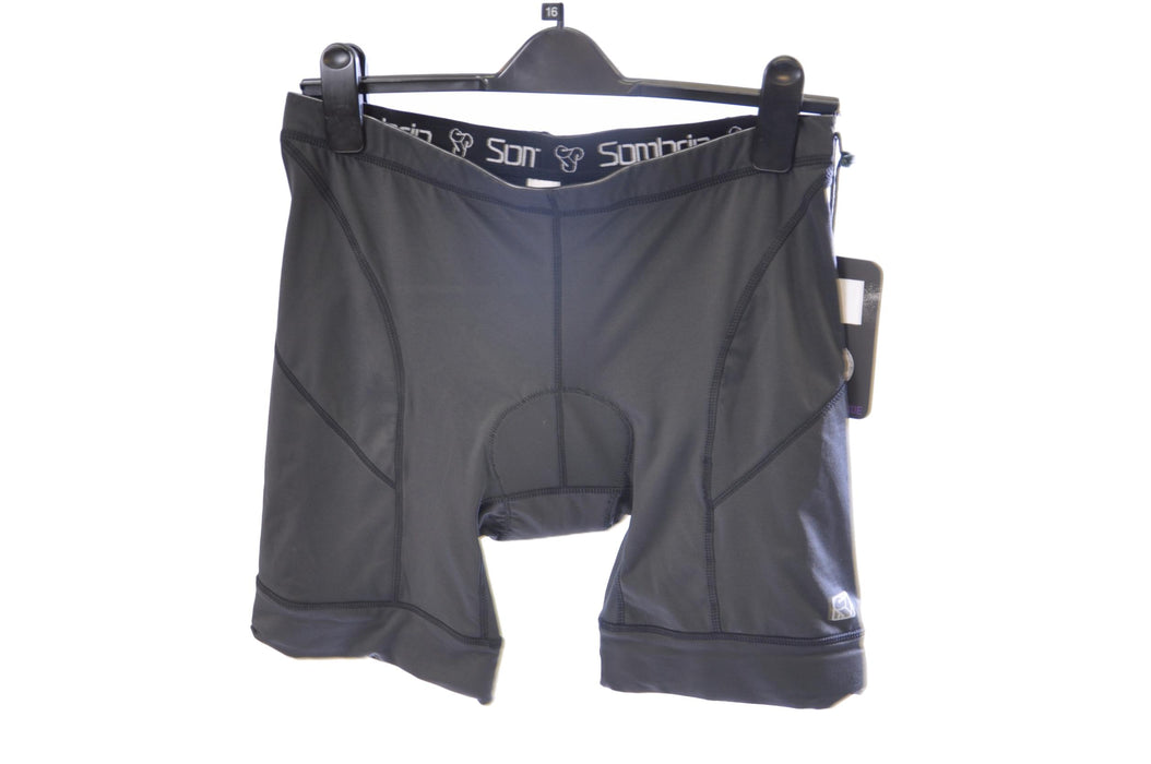 Sombrio Standard Black Ergo Italian Shorts Large Blacktastic With Chamois