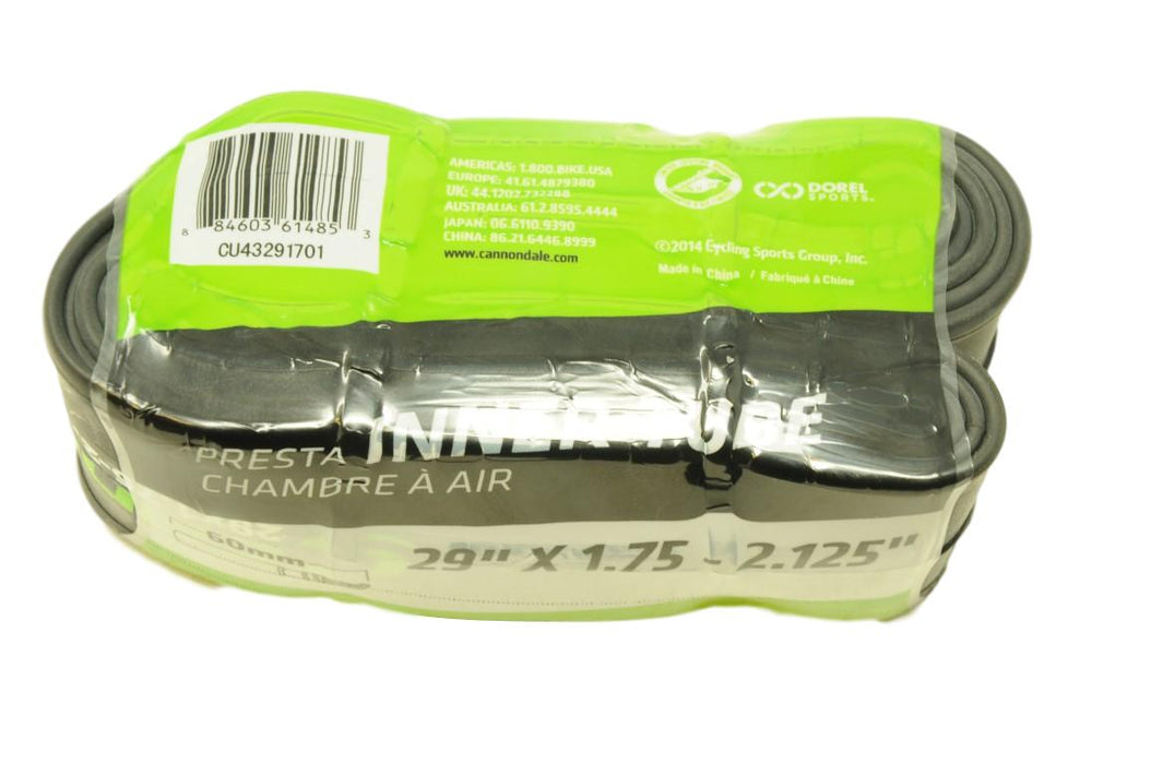 PAIR CANNONDALE MTB INNER TUBES 60mm HP PRESTA VALVE SUIT 29” x