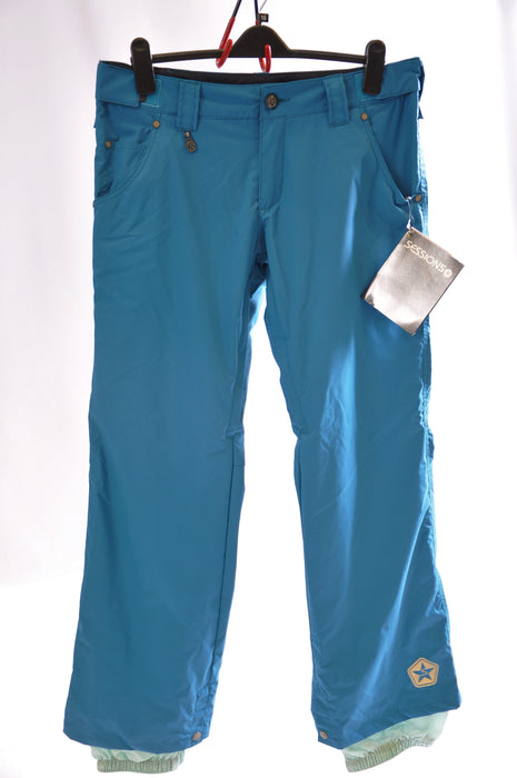 Sessions Zero Snow Trousers with RECCO Womens Large – Blue – RRP: £99.99