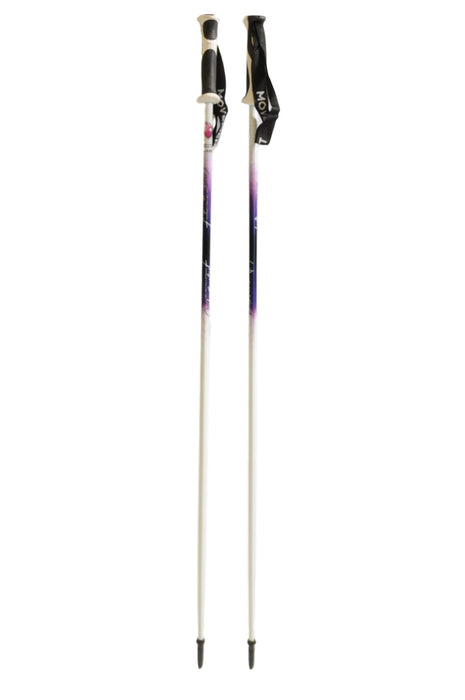 Movement Sweet Ski Poles Purple- White 125mm Steel Tip Ex Display