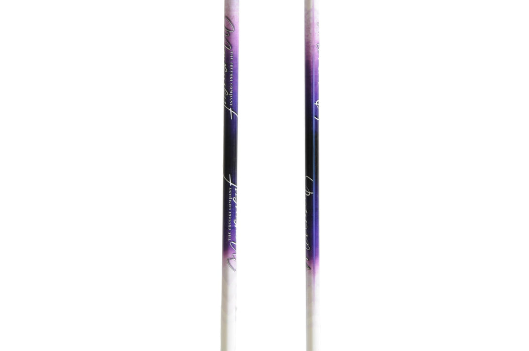 Movement Sweet Ski Poles Purple- White 125mm Steel Tip Ex Display