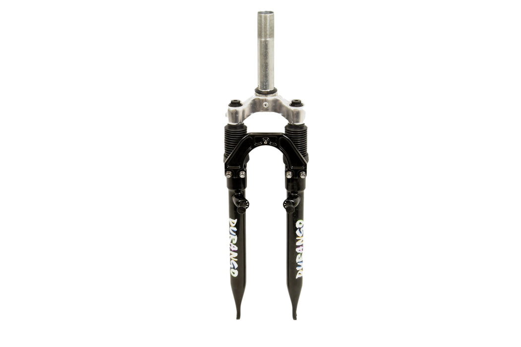 Mountain Bike MTB Suspension 26" Fork For V-Brakes 1 1-8” Threaded 138mm Steerer