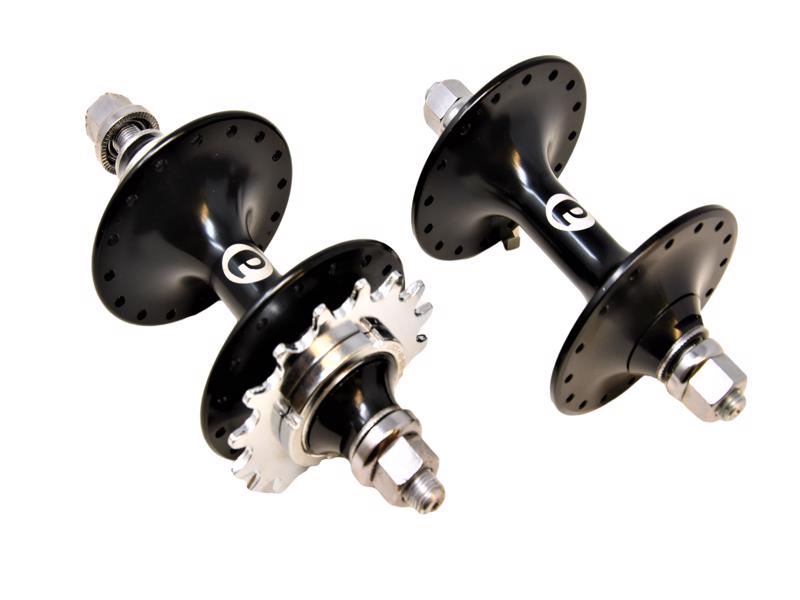 PAIR NOVATEC FLIP FLOP FIXIE BIKE HUBS WITH SEALED BEARINGS FRONT RE