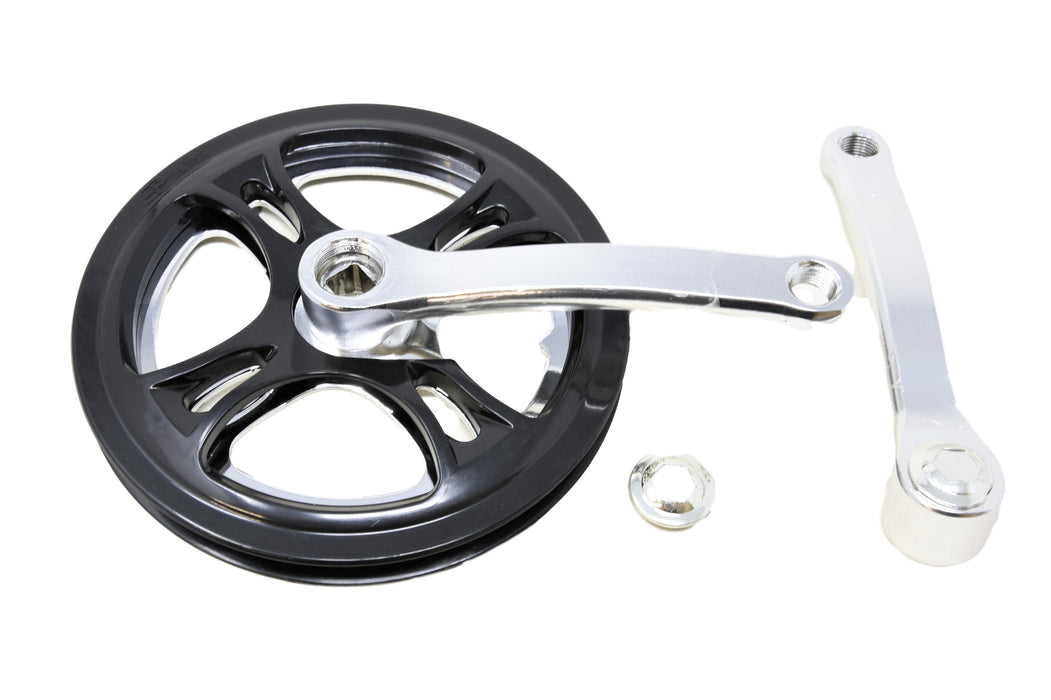 Junior Bike 40 Teeth Cotterless Chain Wheel Set 140mm Arm Double Chainguard 3-32”