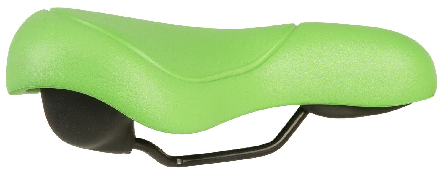 Green Super Comfort Wide Eva Soft Padded Bicycle Saddle Ladies - Men's Bike Seat