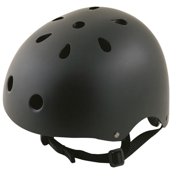 Oxford Bomber BMX Bike-Skate Helmet Also Urban Scooter 54-58cm,Hard Shell,Black