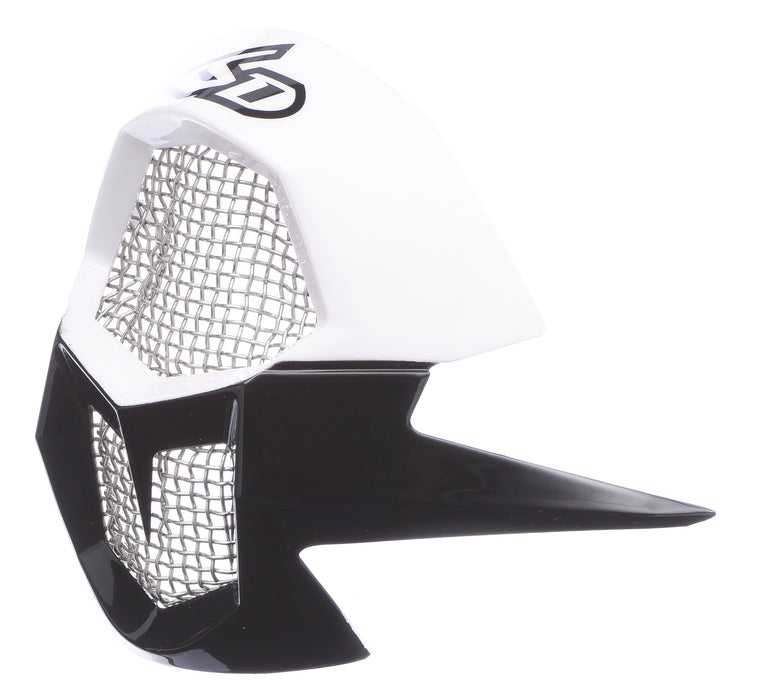 6d Moto X - Motocross HelmetMouth Piece for EVO -Black-White
