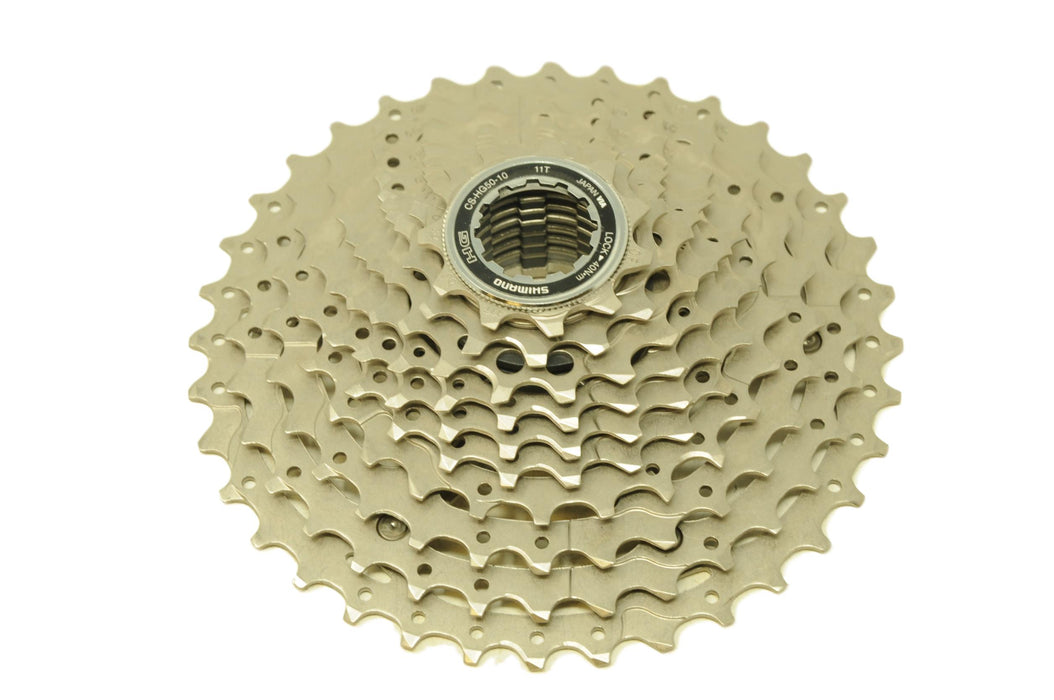 SHIMANO CS-HG50-10 DEORE 10-SPEED CASSETTE FREEHUB 11-36 TEETH FOR 8, 9, or 10 SPEED