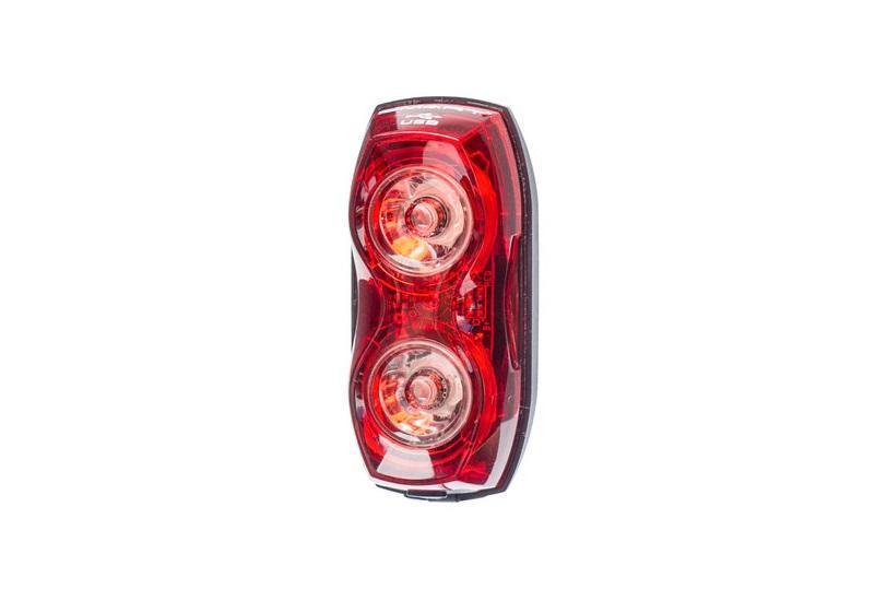 Smart RL321 Two Eye Double LED USB Rechargeable Rear Bike Cycle Light 60% Off RRP