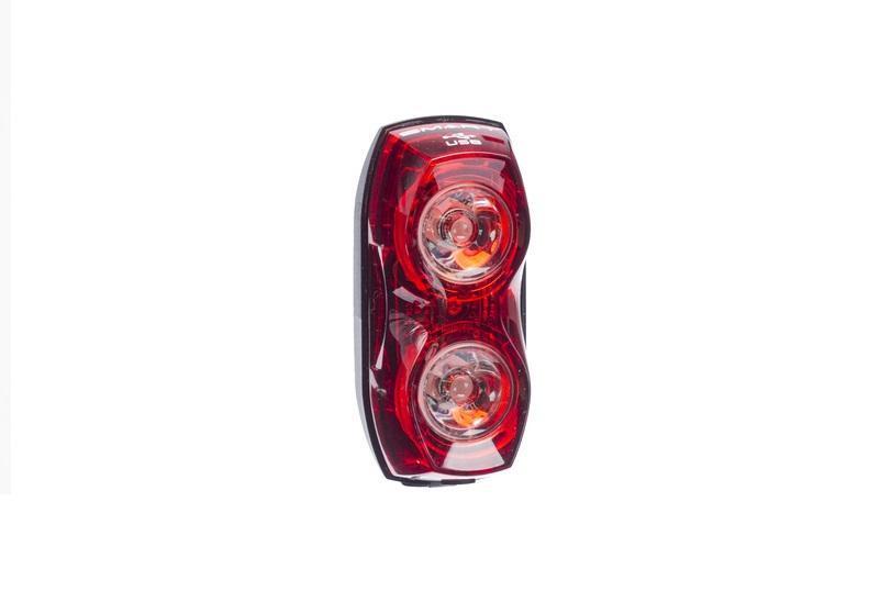 Smart RL321 Two Eye Double LED USB Rechargeable Rear Bike Cycle Light 60% Off RRP