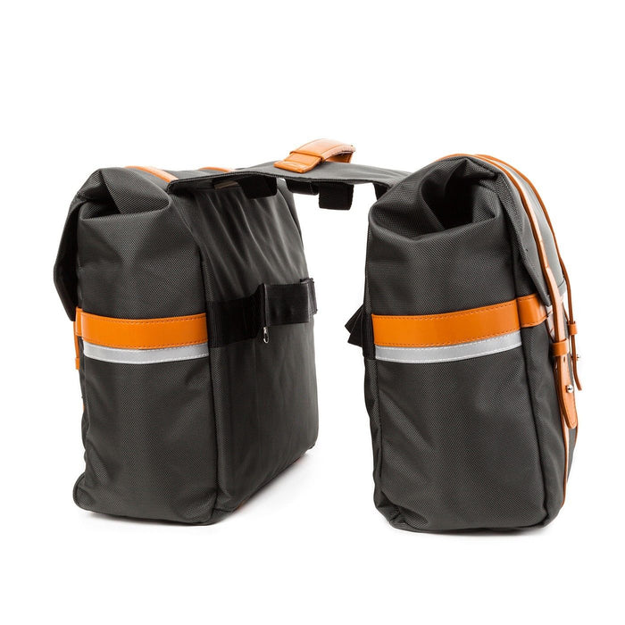 PAIR QUALITY BIKE PANNIER BAGS WALCO CITY CHIC COMMUTER LUGGAGE  31 x 28.1 x 14.6 cm