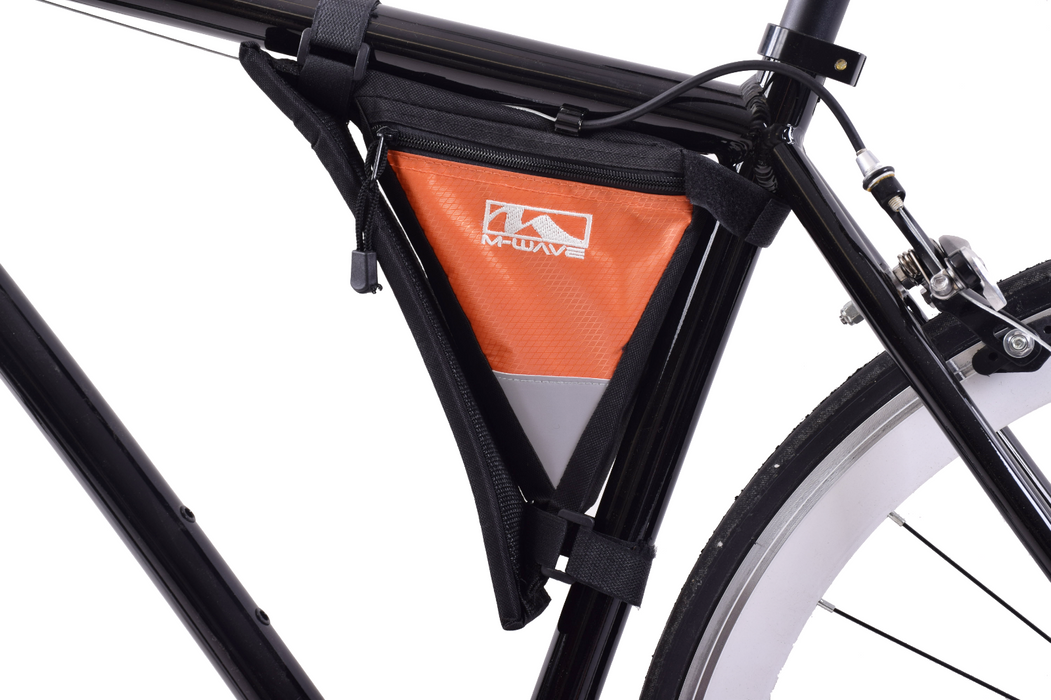 Men’s Bike Saddle Bag + Triangle Frame Bag Cycle Bargain 2 Piece Luggage Set Orange