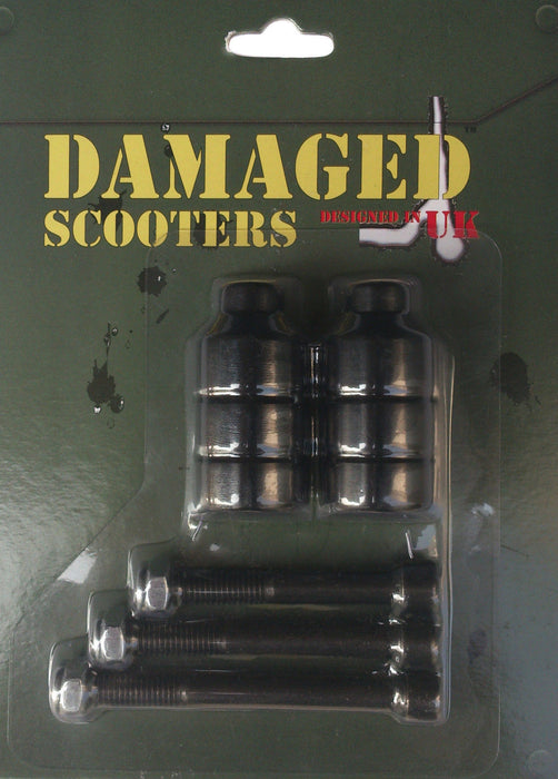 “Damaged” Brand Stunt Scooter Freestyle Grinding Trick Nuts Pegs Slider With Axle