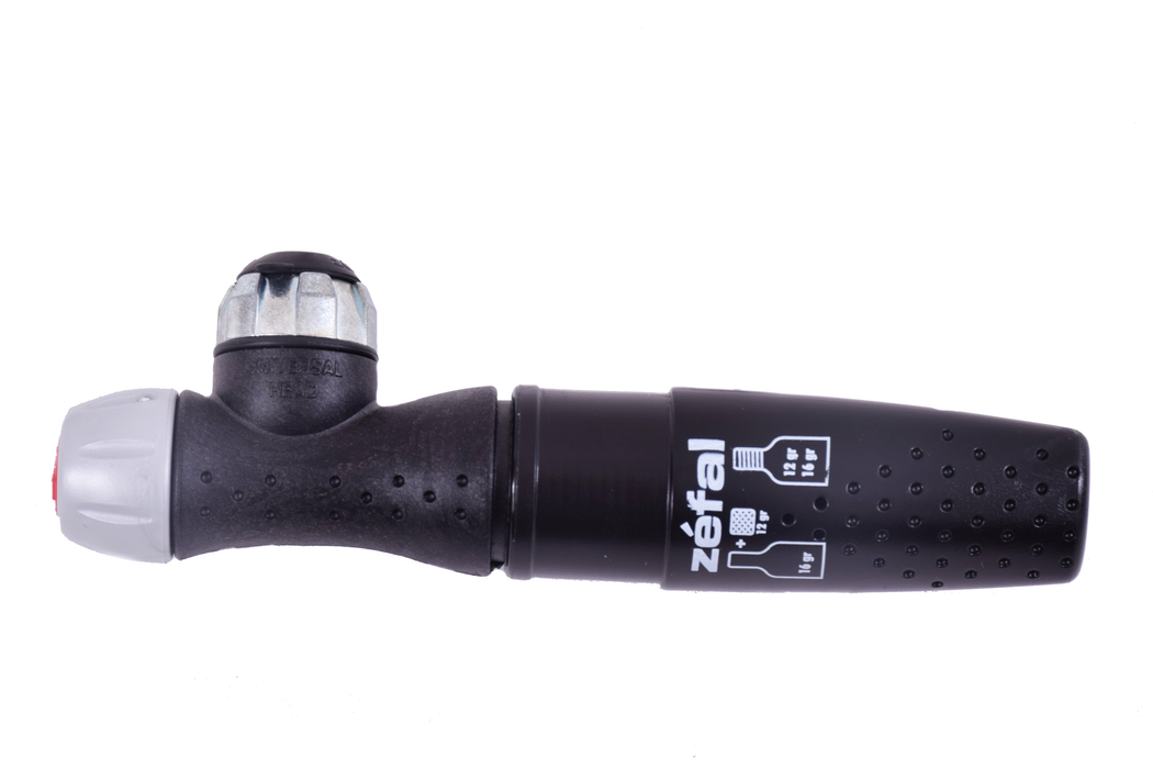 Zefal Air Flash II CO2 Gas Pump Bike Tyre Fast Inflation & Cartridge Presta Schrader Black