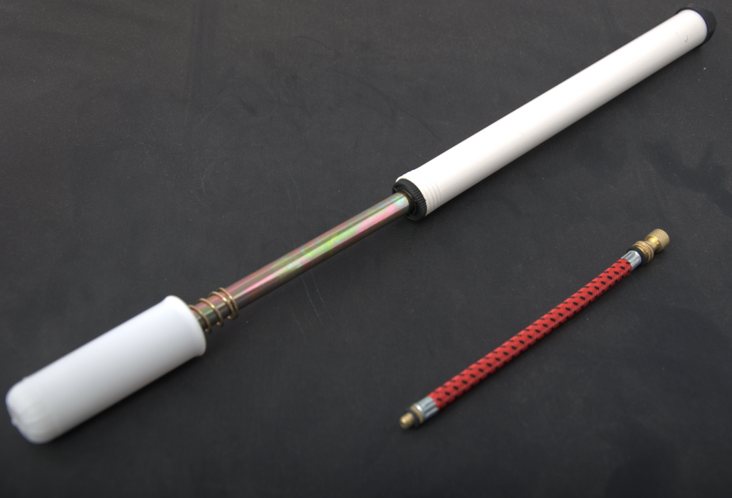 Bicycle Hand Pump Road MTB Bike Tyre Inflator Portable 12 Presta Schrader White