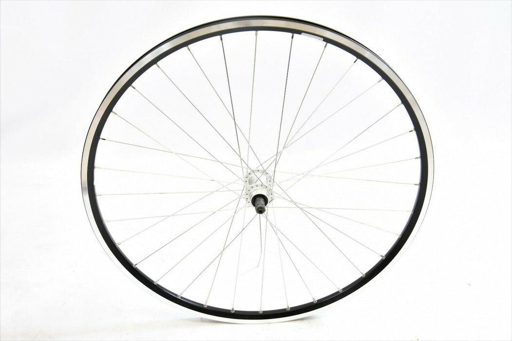 Pair 700c 622 - 19 Black Rim 6,7, 8 Speed Wheels Dual Wall 100-135mm Q-R Hubs