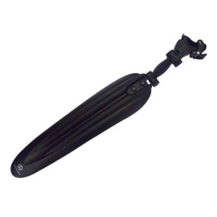 ROUGHRIDER MTB SEAT POST FITTING REAR MUDGUARD VERY ADJUSTABLE 2 POINT HINGE FOR PERFECT ANGLE BLACK