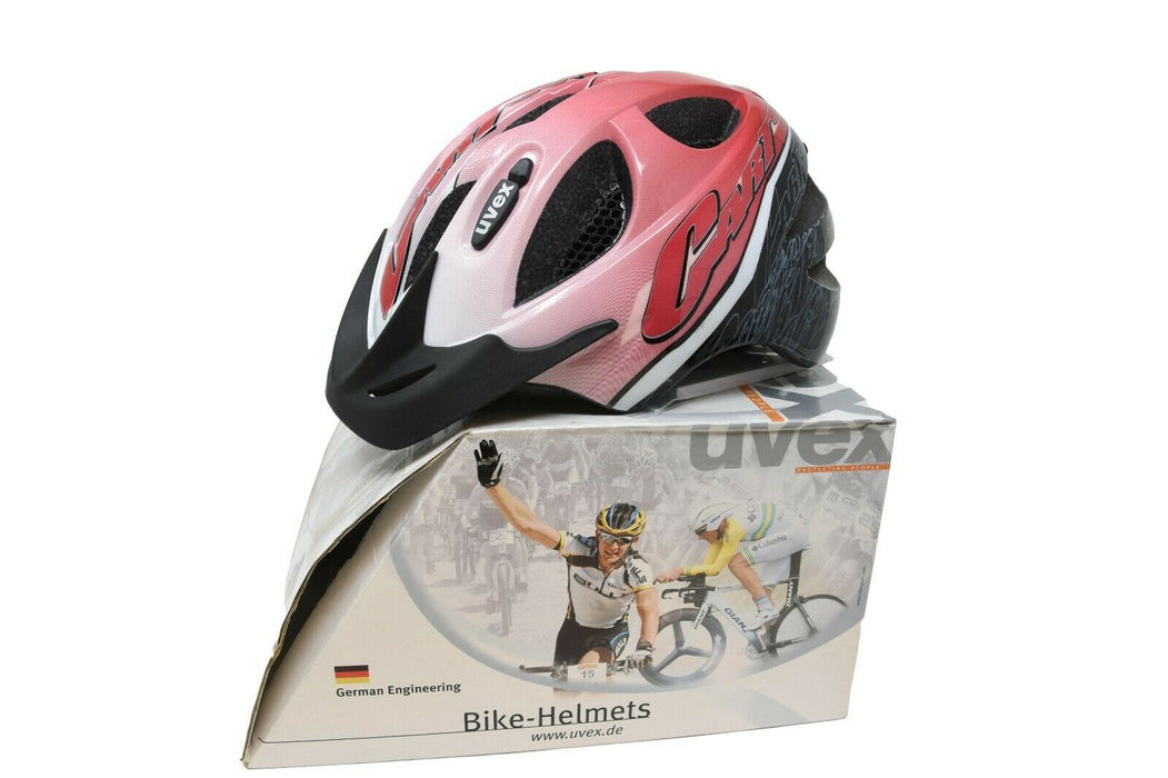 Uvex Hero Cartoon Childrens Bike Helmet 49 55cm Two Tone red With Pe
