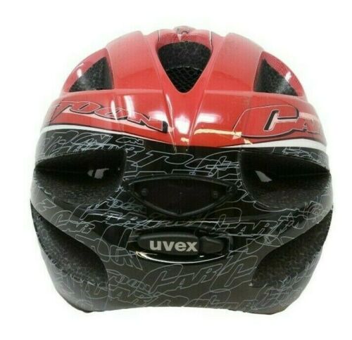 Uvex Hero Cartoon Childrens Bike Helmet 49 - 55cm Two Tone red With Peak New