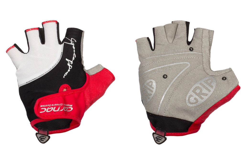 Red Carnac Superleggero Summer Road Racing - Cycling Gloves