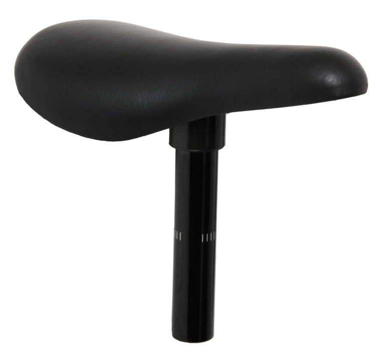 DK Conductor BMX Saddle Polycarbonate Bike Seat Fitted With 25.4mm (1") Seatpost  Choose Blue Black or Green