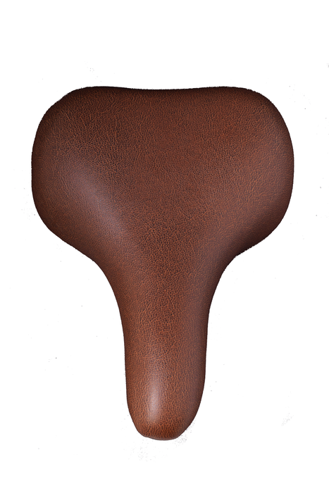 TRADITIONAL BROWN BIKE SADDLE FROM DAWES LADIES OR MENS COMFY ANY CYCLE SEAT