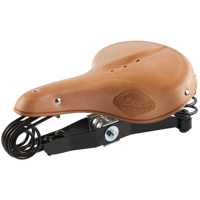 Natural Lepper Drieveer 90 Bicycle Core Leather Saddle Best Vintage Leather Bike Seat