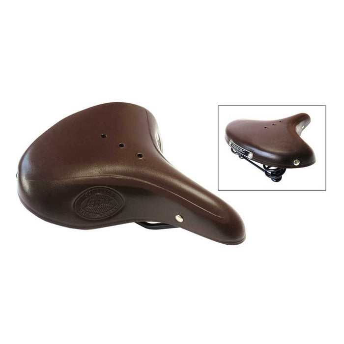 Brown Lepper Leather Bike Seat 810 Concorde Authentic Line Women's Cycle Saddle