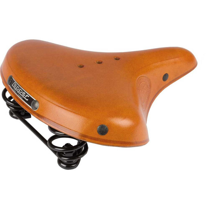Honey Lepper Leather Bike Seat 810 Concorde Authentic Line Women's Cycle Saddle
