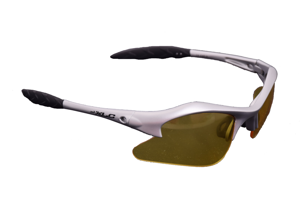 XLC Seychelles Cycling Sunglasses Goggles Multi Lens UV Protection Silver