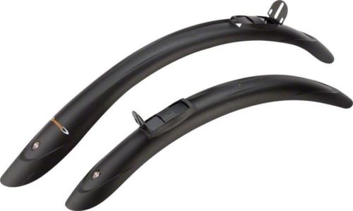 Pair SKS BEAVERTAIL Clip On Clip Off Mudguards Front For 26”-28"Wide Tyred Bikes