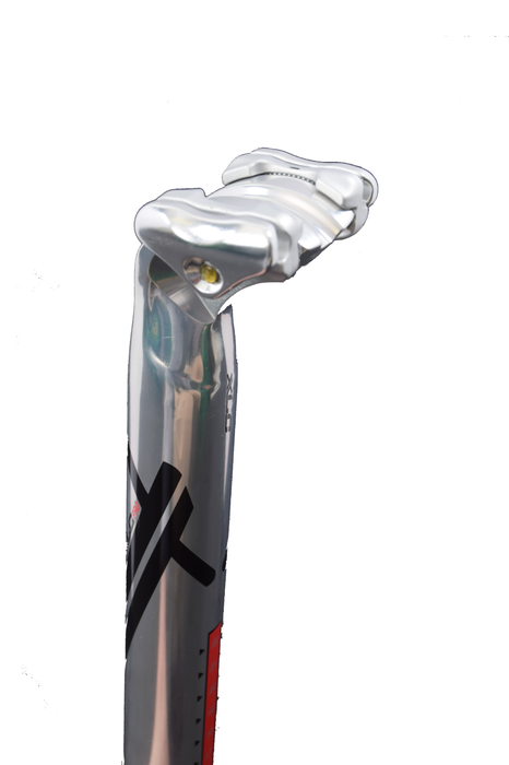 XLC PRO 7075 3D COLD FORGED MTB BIKE SEAT POST 31.6mm SADDLE STEM PIN SILVER 400mm LONG,VERY HIGH QUALITY