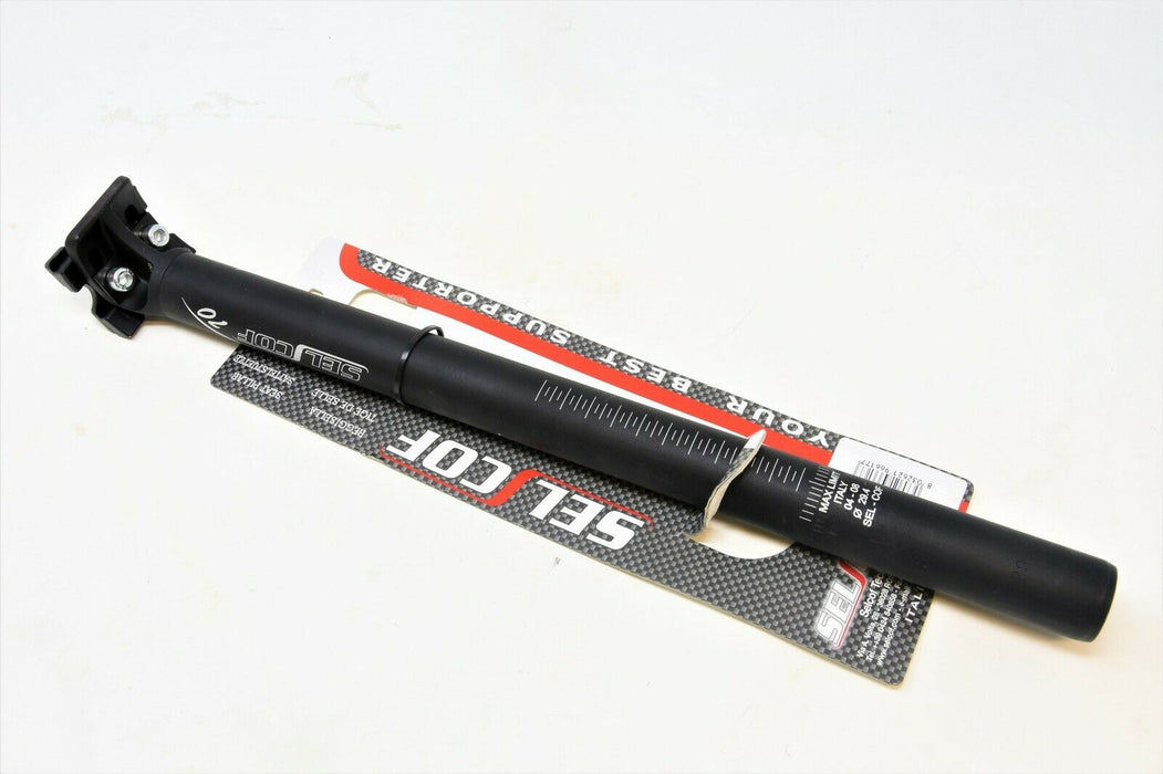 selcof sattelstütze Selcof 29.4mm Quality Alloy Seat Post 400mm Long Micro Adjust Double B
