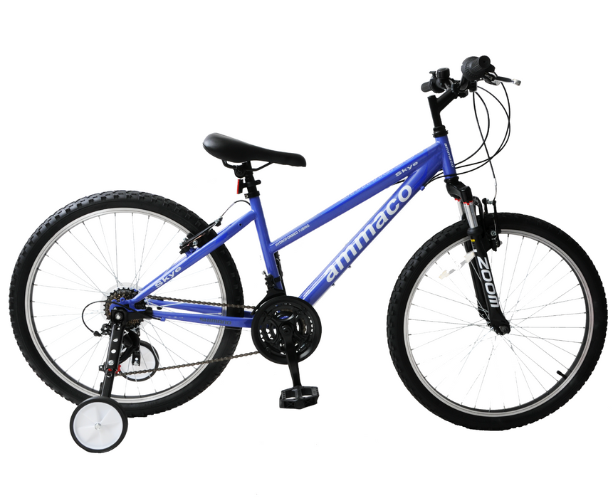Bicycle Balance Training Aid Stabilisers Wheels 18”-24” Wheel Kids Bike Black