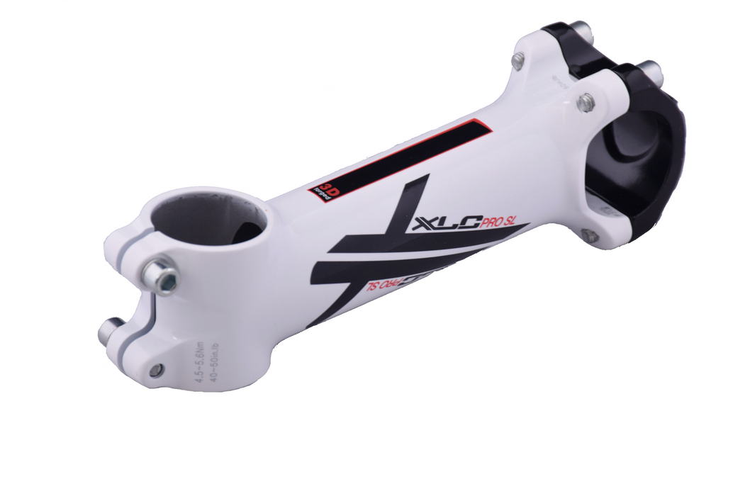 White road bike online stem