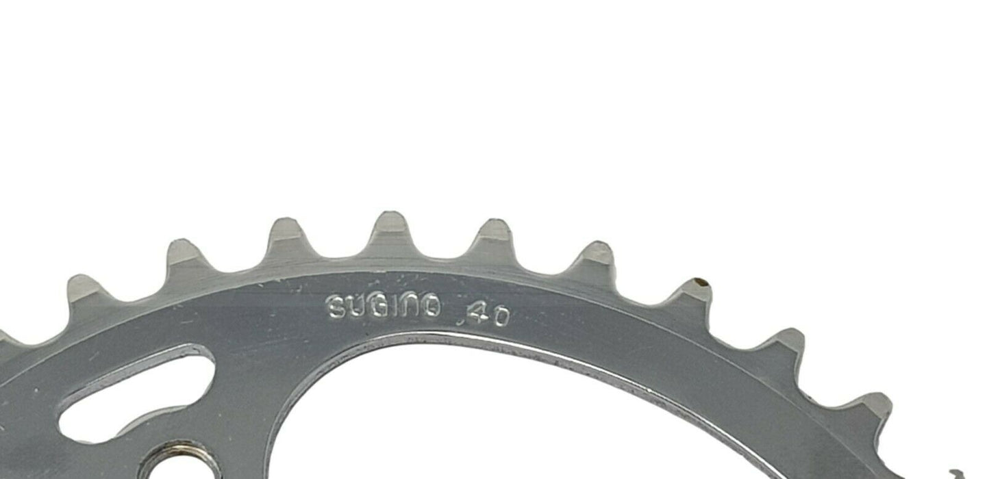 Vintage Sugino 3 Hole Chain Ring 40 Teeth,106 Bcd Sugino Maxy SR 3 80’s New Old Stock Made In Japan
