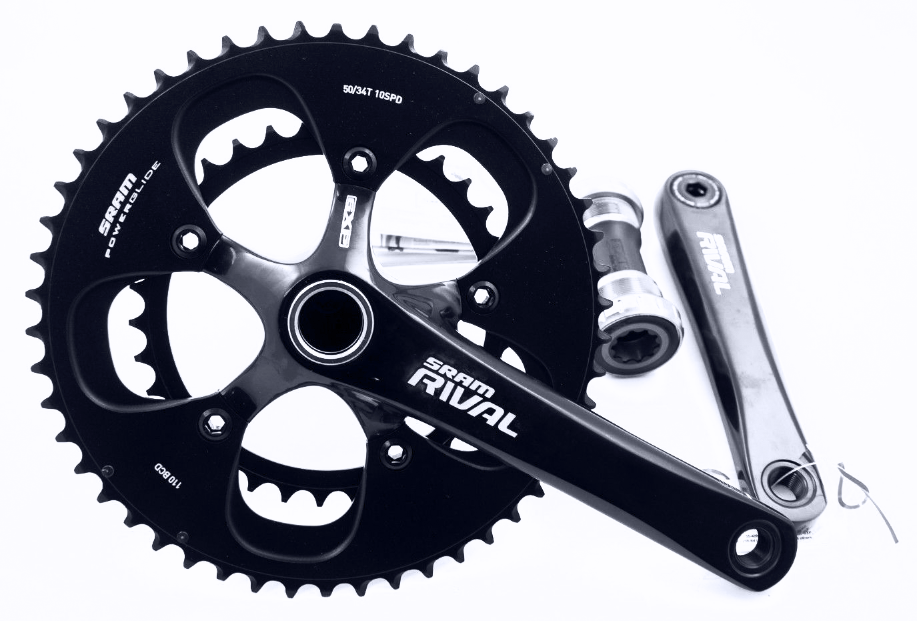 SRAM RIVAL 172.5mm CHAINWHEEL SET DOUBLE 50/34 TEETH 10 SPD 35